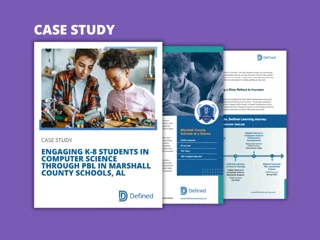 Engaging K-8 Students in Computer Science Through PBL in Marshall County Schools, AL