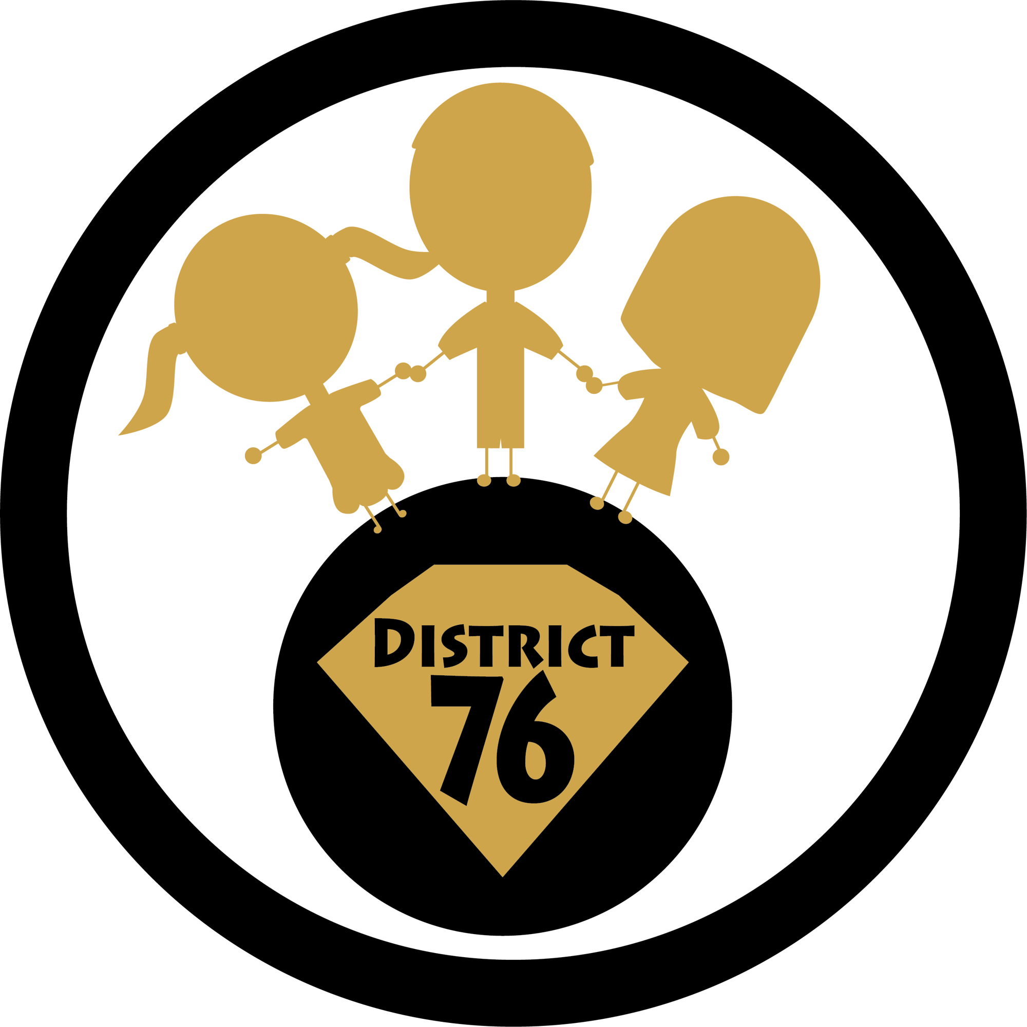 DIAMOND LAKE SD 76 Logo