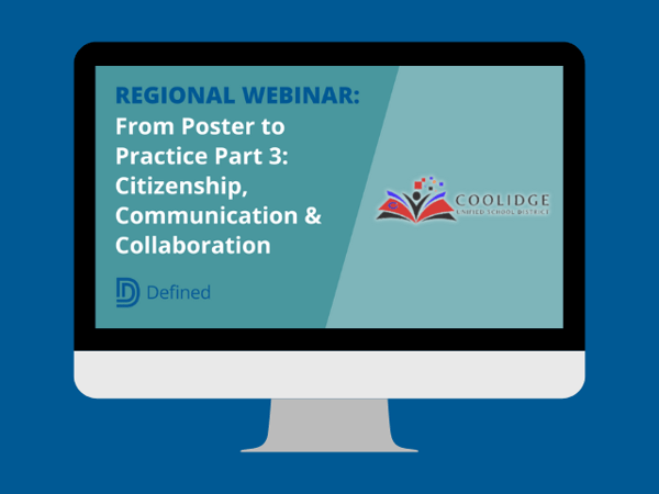 REGIONAL WEBINAR: From Poster to Practice Part 3: Citizenship, Communication & Collaboration in Arizona