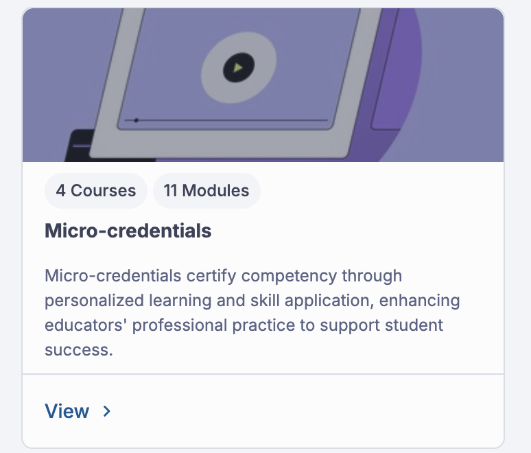 Micro-Credentials