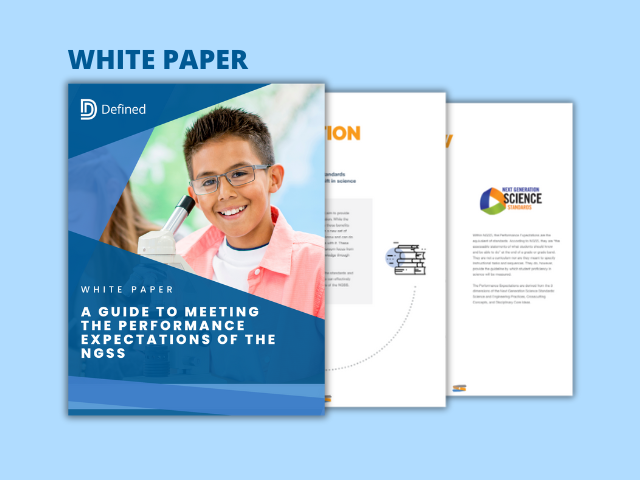White Paper: A Guide to Meeting the Performance Expectations of the NGSS