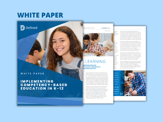 White Paper: Implementing Competency-Based Education in K-12 Classrooms